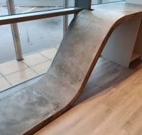 polished concrete design